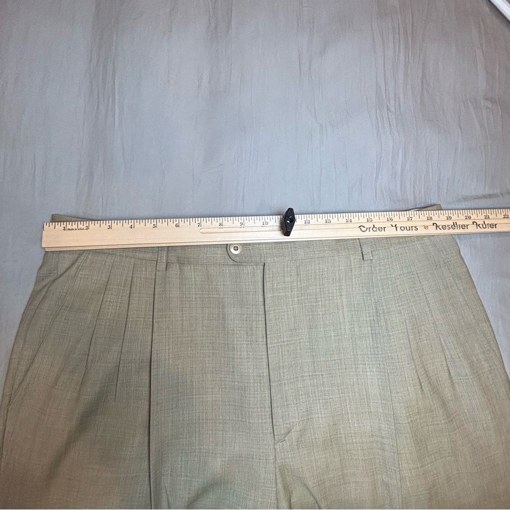 Zanella Alter Loro Piana Dress‎ Pants Slacks Men’s 37x27 Tan Beige - Picture 4 of 12